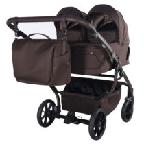 Carucior de gemeni 2 in 1 Junama DUO V4 Chocolate