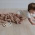 Muselina din bambus 120120 cm Powder Pink tiny tots bebe magazin copii cluj 2