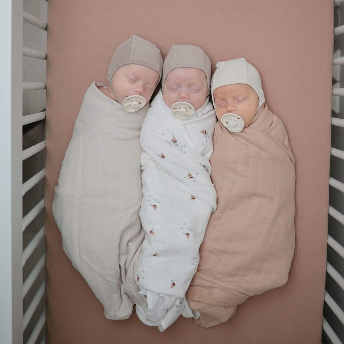 Muselina din bambus 120120 cm Powder Pink tiny tots bebe magazin copii cluj (3)