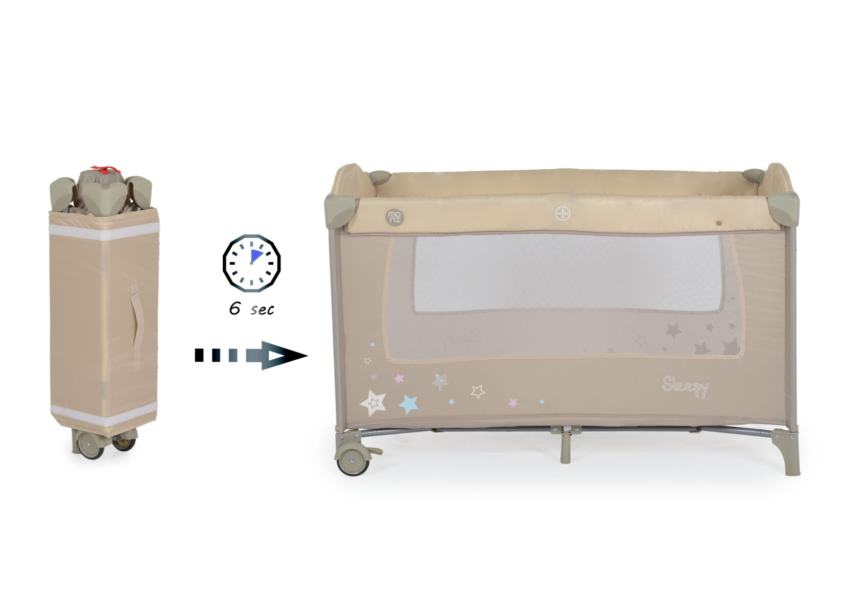 Patut pliabil multifunctional Sleepy Beige tiny tots bebe magazin patuturi copii cluj (2)