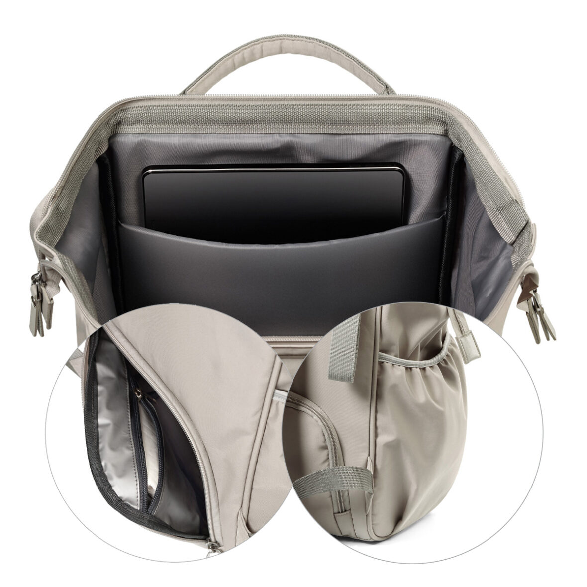 Rucsac de mame Modern Style Beige tiny tots bebe magazin copii cluj (11)
