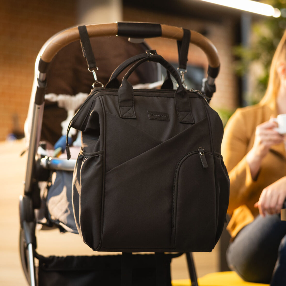 Rucsac de mame Modern Style Black TINY TOTS BEBE MAGAZIN COPII CLUJ (5)