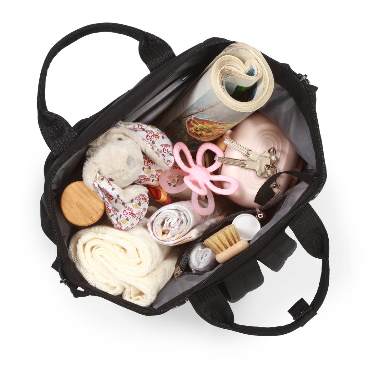 Rucsac de mame Modern Style Black TINY TOTS BEBE MAGAZIN COPII CLUJ (6)