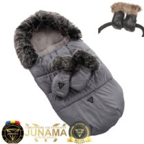 Sac de iarnă și mănuși Junama Igloo Grey