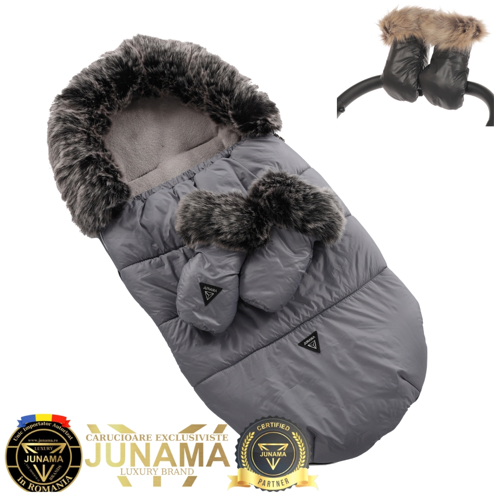 Sac de iarnă și mănuși Junama Igloo Grey 7 Sac de iarnă și mănuși Junama Igloo Grey