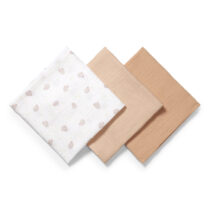 Set 3 museline din bumbac Little Lamb 7070 cm