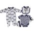 Set bebelusi 5 piese din bumbac 0 3 luni Bow Tie tiny tots bebe magazin hainute copii cluj 2