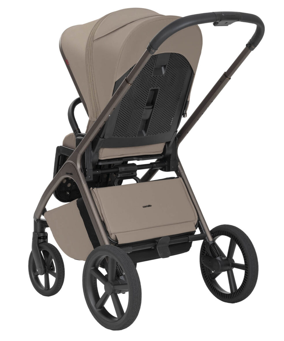 Cărucior 2 în 1 Carrello Vector Flannel Beige cu Landou Pliabil tiny tots bebe magazin carucioare de copii cluj (5)