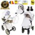 Carucior 3 in 1 Junama Diamond Cubby 04 Premium White
