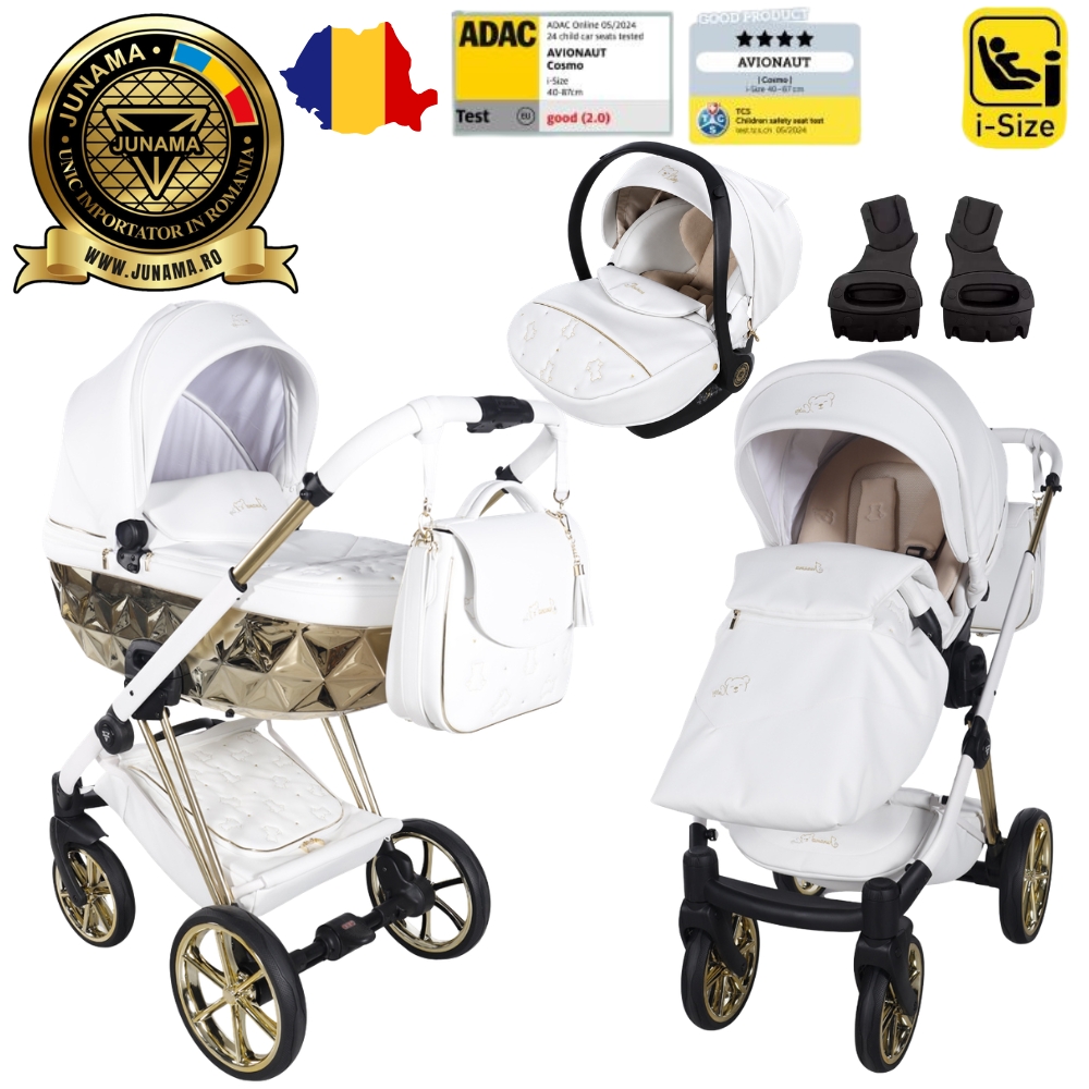 Carucior 3 in 1 Junama Diamond Cubby 04 Premium White 22 Carucior 3 in 1 Junama Diamond Cubby 04 Premium White