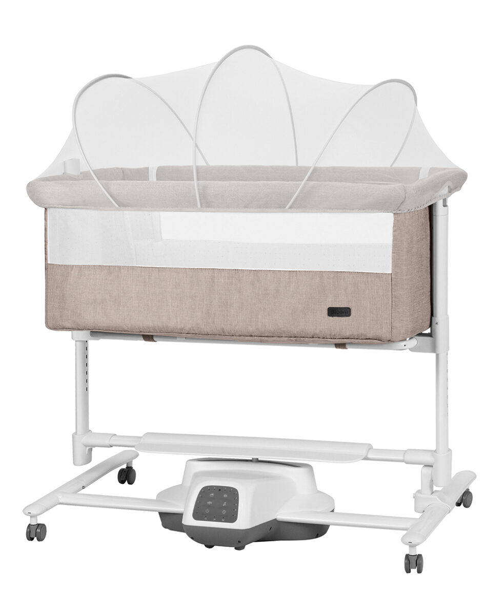 Patut electric 3in1 co-sleeping Bloom Silk Beige tiny tots bebe magazin copii cluj (6)