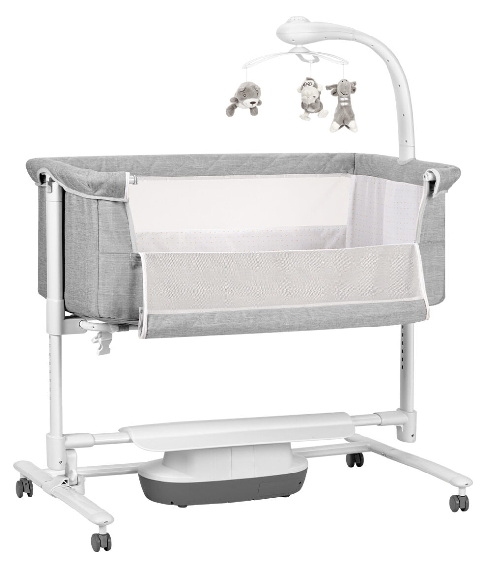 Patut electric 3in1 co-sleeping Bloom Silk Beige tiny tots bebe magazin copii cluj (9)