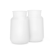 Set 2 saci din silicon 270 ml Suavinex Zero Zero
