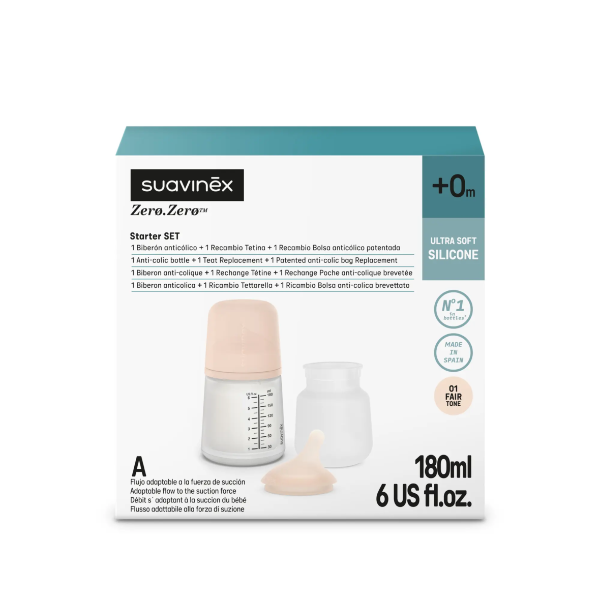 Set Start Biberon si Rezerva Sac Suavinex Fair tiny tots bebe magazin copii cluj (1)